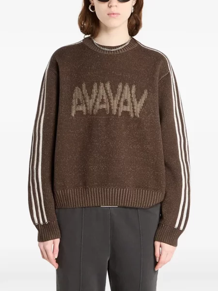 Anorak Adidas din fleece cu dungi mini alb