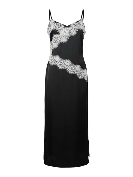 PIECES Rochie PCARIEL negru alb