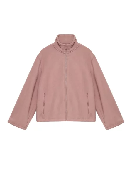 VERO MODA Jachetă fleece VMJANNIE pal roz