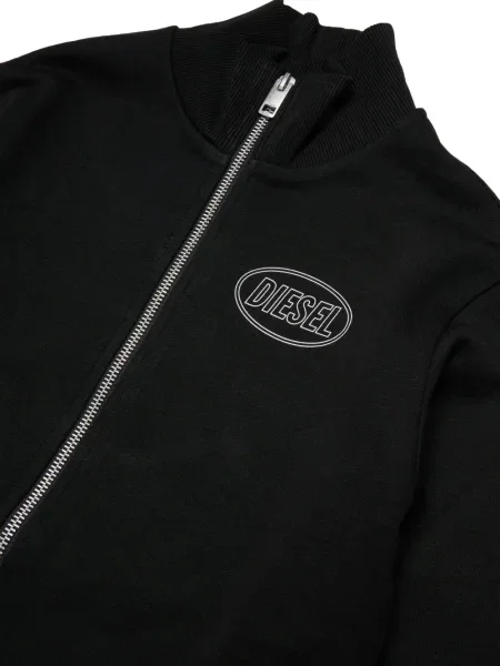 Bluza rozpinana dziecięca Diesel czarna