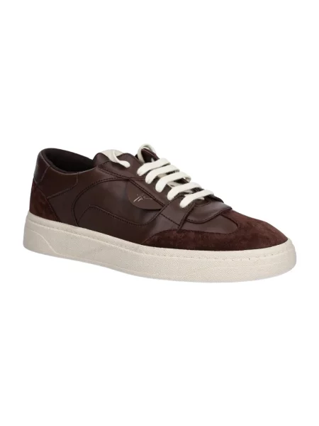 Sneakersy Giuseppe Zanotti skórzane brązowe