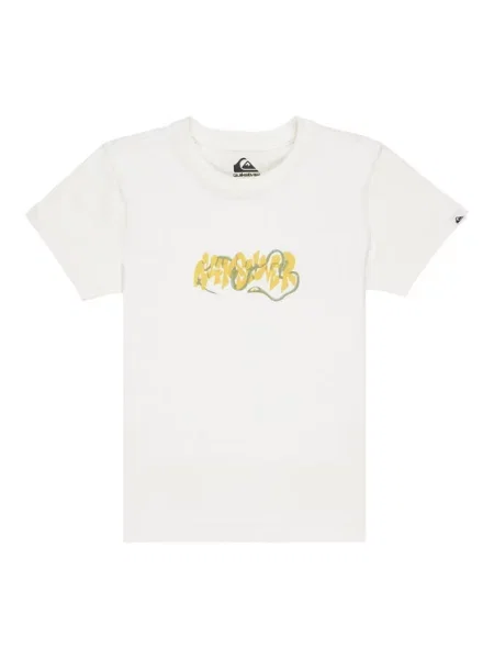 Quiksilver T-Shirt Ev Bloomsday Regular Fit λευκό