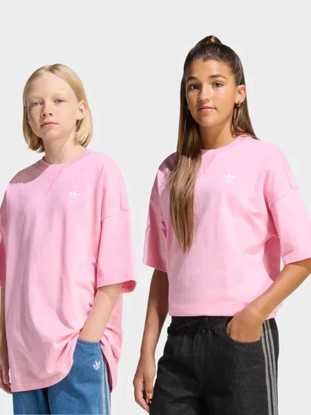 Детская футболка Adidas розовая