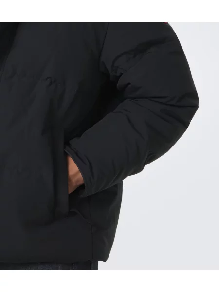 Geacă cu puf Canada Goose cu glugă negru