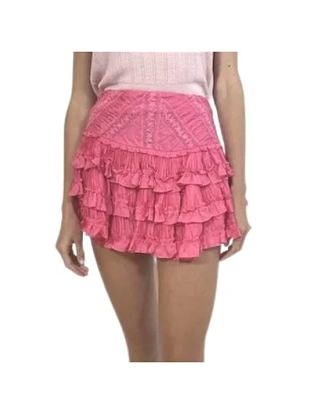 Spódnica Loveshackfancy różowa