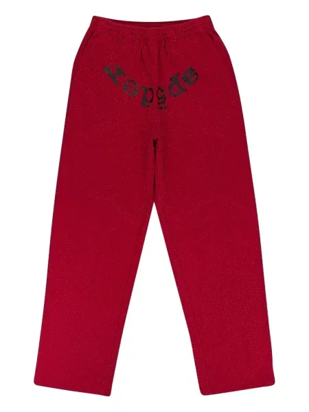 Pantaloni Sp5der roșu