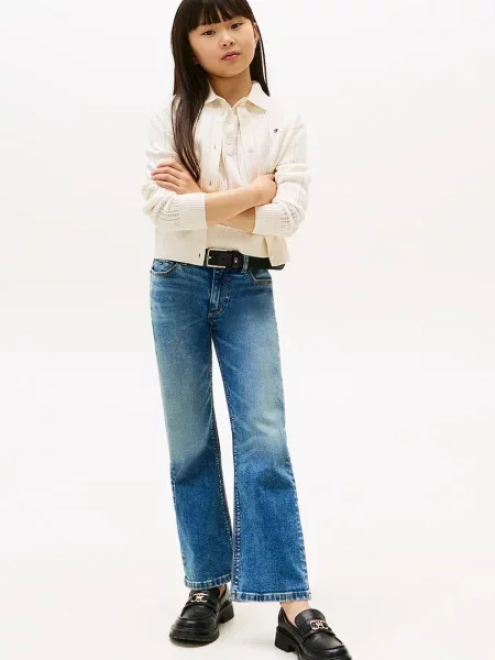 Tommy Hilfiger Traperice FLARE plava