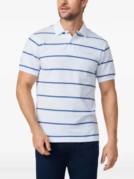 Tricou polo Hackett London alb