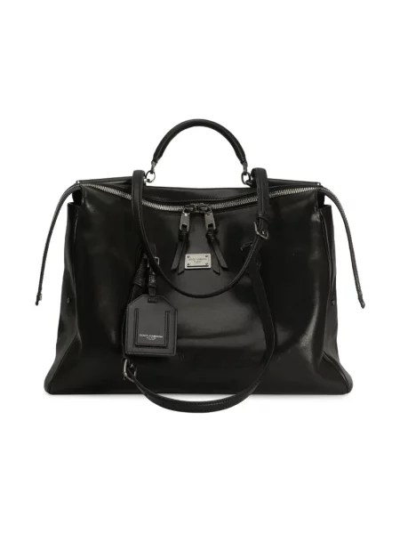 Torba Dolce And Gabbana skórzana czarna