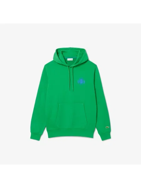 Lacoste Bluza Z Nadrukiem Tenisowym zielony