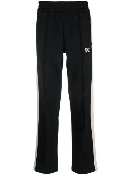 Pantaloni Palm Angels cu broderie negru