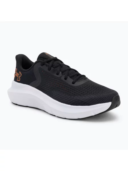 Încălțăminte de alergare pentru bărbați Under Armour Charged Rogue 5 black/black/blaze orange negru