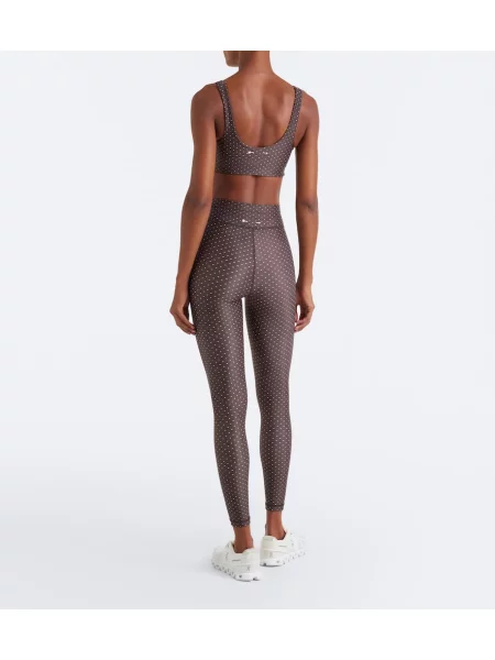 Decupat leggings The Upside cu imagine maro