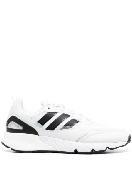 Кожени маратонки Adidas синьо