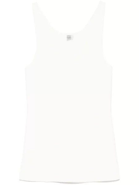 Top Toteme tricotate alb