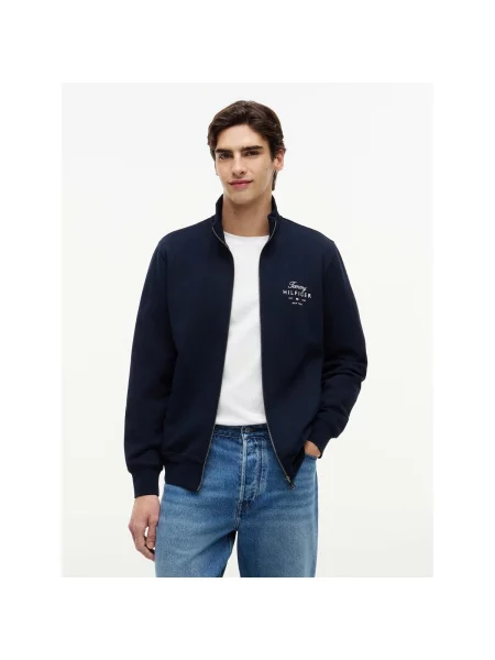 Mikina Tommy Hilfiger modrá