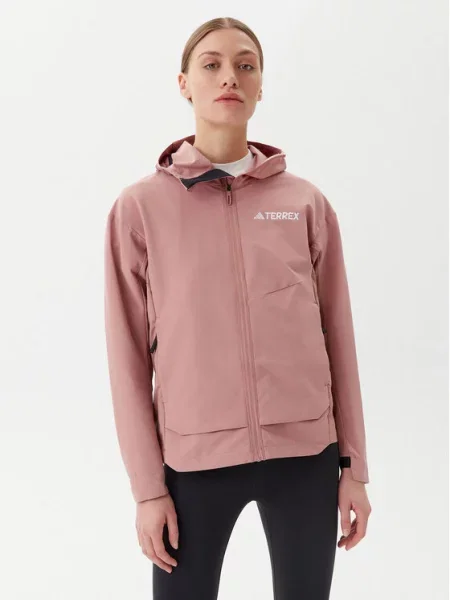 Adidas Kurtka softshell Terrex Multi różowy