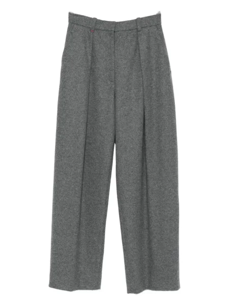 Pantaloni Victoria Beckham plisate gri