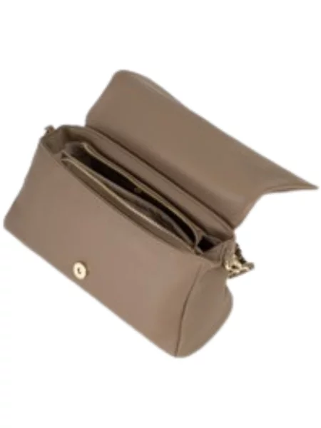 Crossbody kabelka Valentino Bags z ekologickej kože hnedá