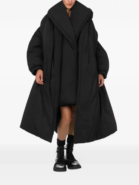 Palton Moschino asimetric negru