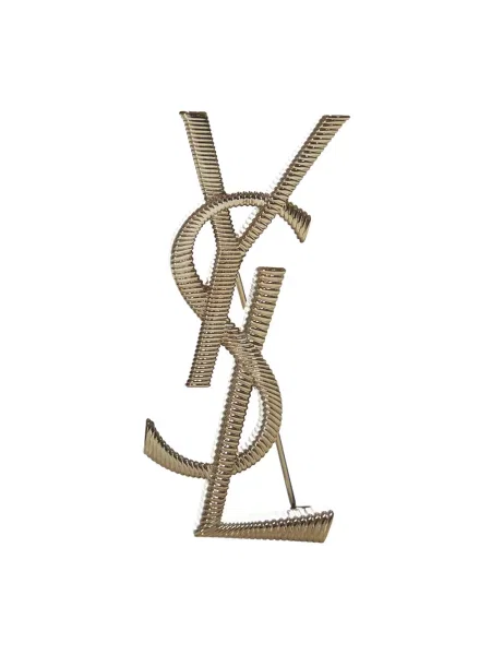 Broszka Saint Laurent żółta