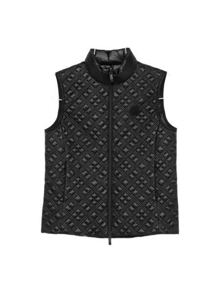 Kamizelka Moncler bez rękawów czarna
