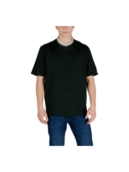 Armani Exchange t-shirt gładki zielony