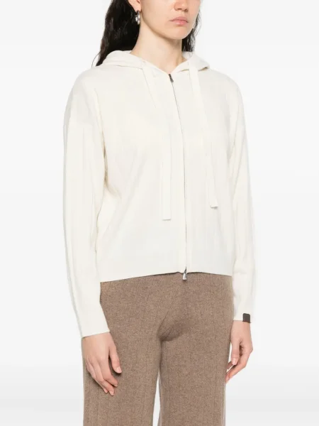 Cardigan Max Mara din cașmir cu glugă