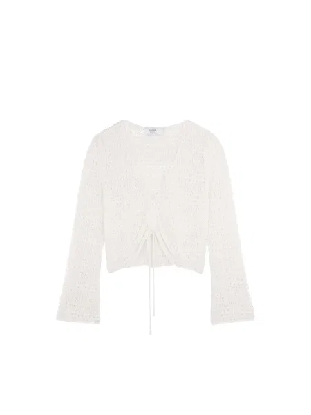 Scalpers Pulover ecru alb