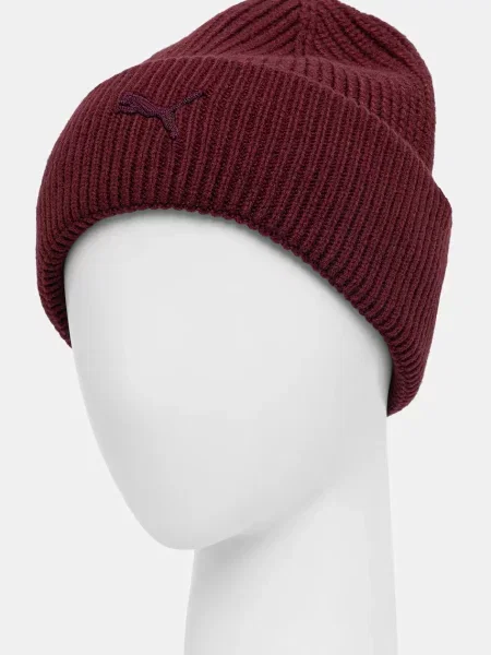 Шапка Puma бордовая