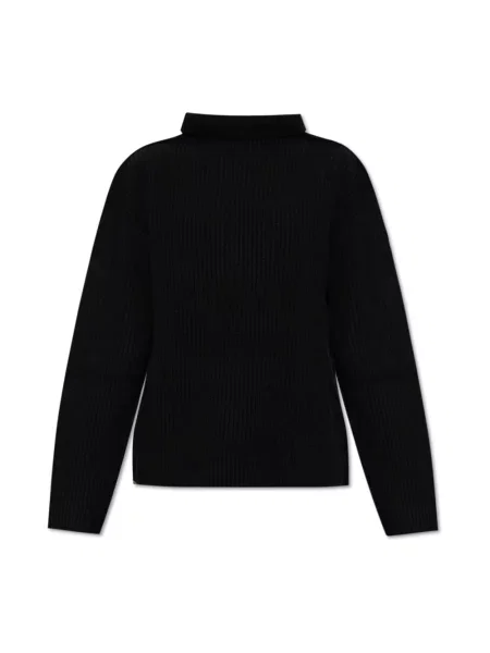 Sweter z golfem Marni wełniany do golfa czarny
