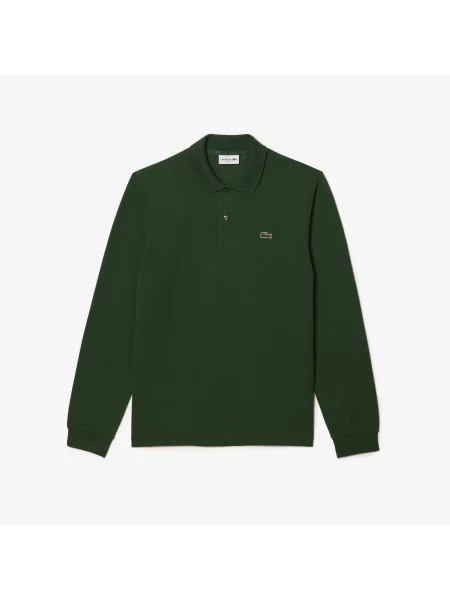 Поло Lacoste зеленое