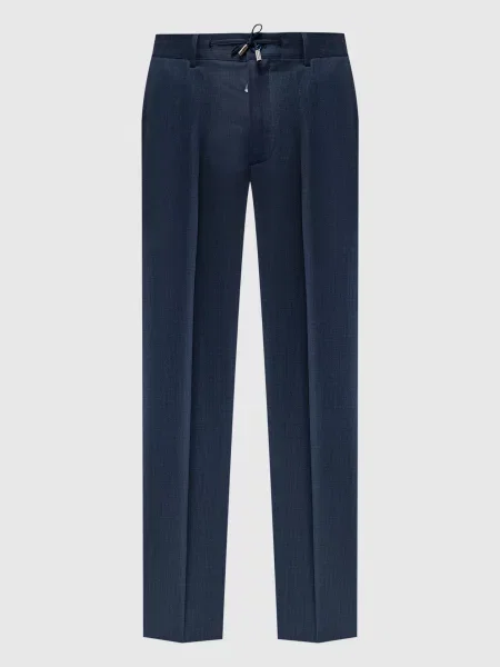 Шерстяные брюки Stefano Ricci синие