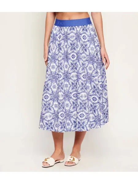 Joop! Fustă cu adaos de mătase albastru