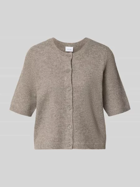 Kardigan w dzianinowej optyce krój regular fit model Iga' Vila
