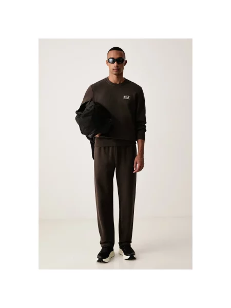 Emporio Armani spodnie dresowe brązowe