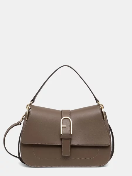 Furla geantă crossbody pentru femei din piele verde