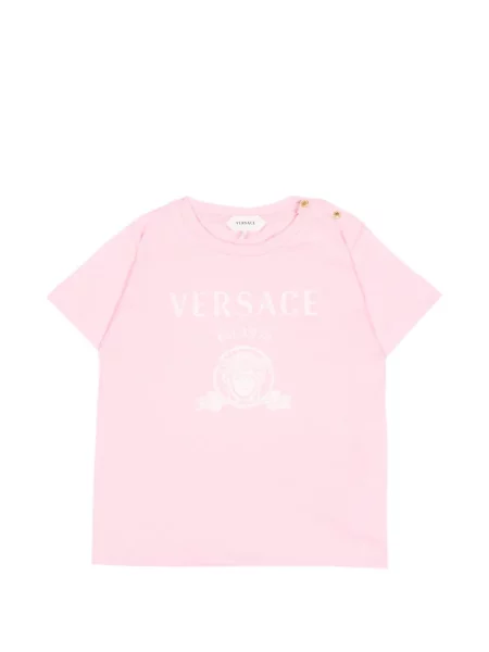 Koszulka dziecięca Versace różowa