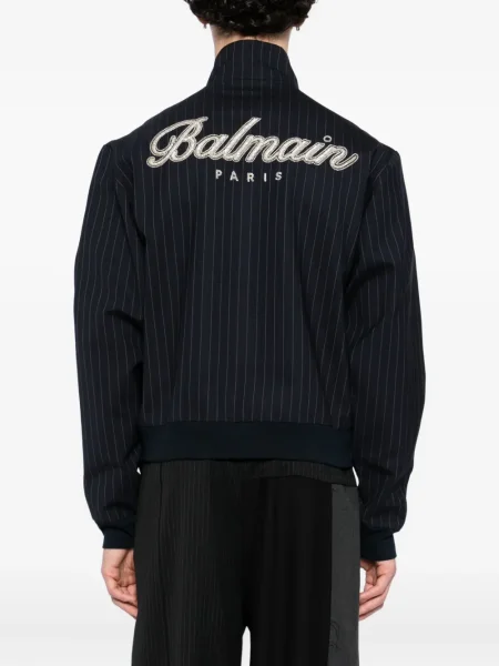 Geacă Balmain de cristal albastru