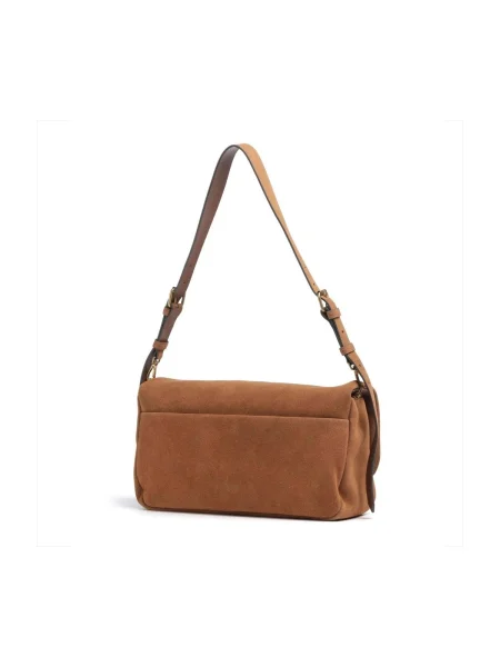 Pinko Geantă pe umăr CLICK SOFT HANDLE | piele întoarsă maro