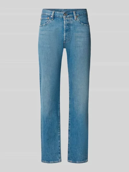 Jeansy o kroju straight fit z mieszanki bawełny model Levi s®ORIGINAL' Levi's niebieskie