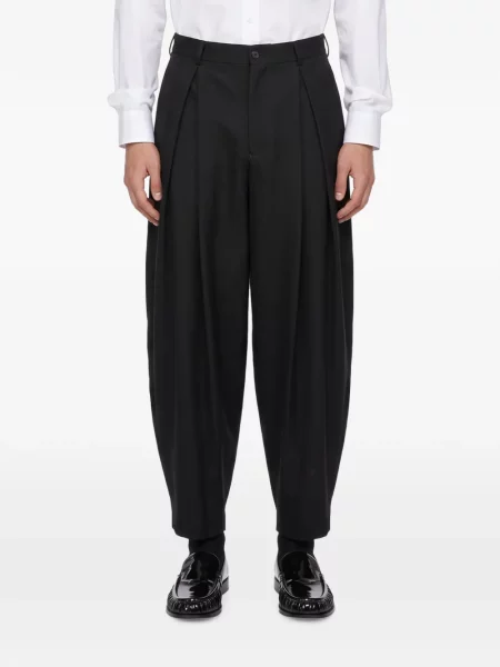 Sužene hlače Comme Des Garçons Homme Plus crna