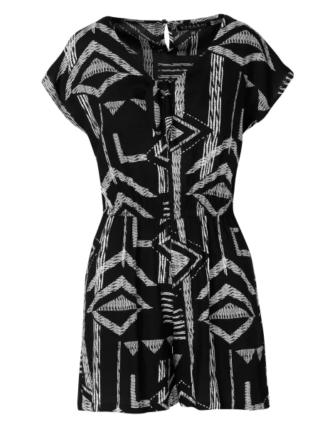 KOROSHI Salopeta negru alb