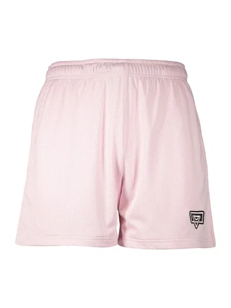 Bucketz Pantaloni roz / negru alb