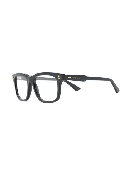 Saulės akiniai Gucci Eyewear su autografu juoda