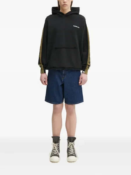 Hanorac cu glugă A Bathing Ape® cu imagine cu model camuflaj negru