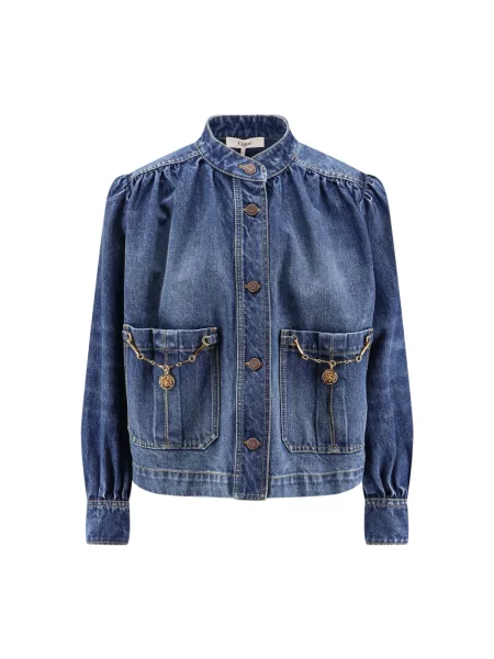 Kurtka jeansowa Chloe niebieska