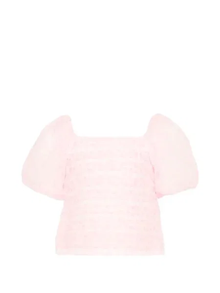 Top dziecięcy Abercrombie Fitch różowy