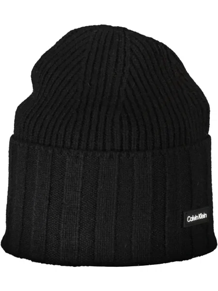 Beanie Calvin Klein črna