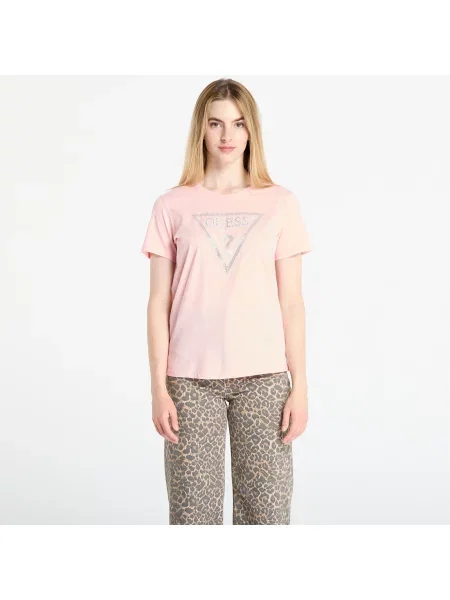 Тениска Guess розово